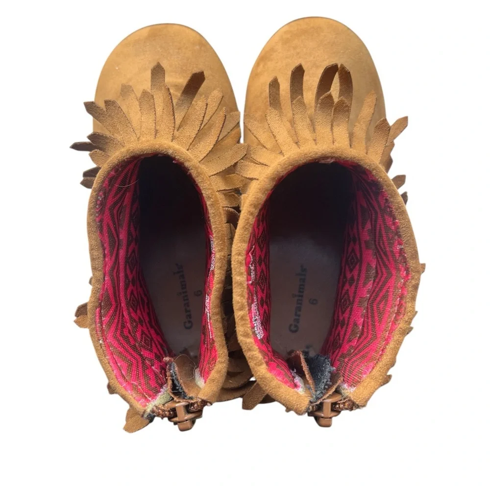 Garanimals Brown Kids Moccasins with Fringe